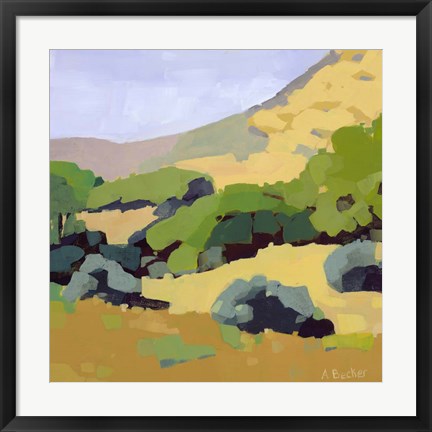 Framed Hillside Print