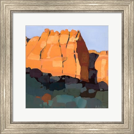 Framed Red Rock Print