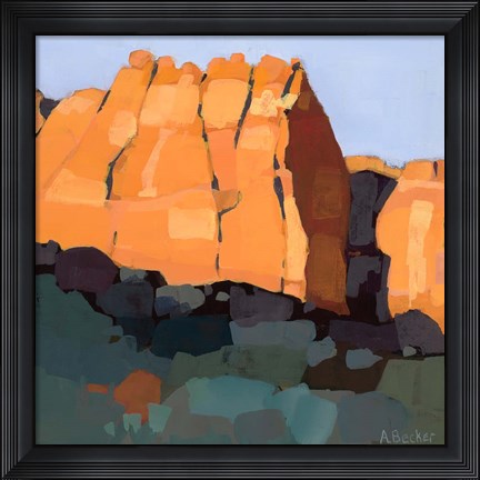 Framed Red Rock Print