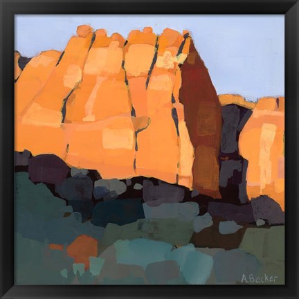 Framed Red Rock Print