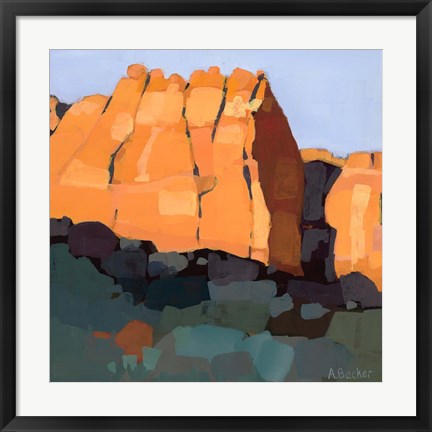 Framed Red Rock Print