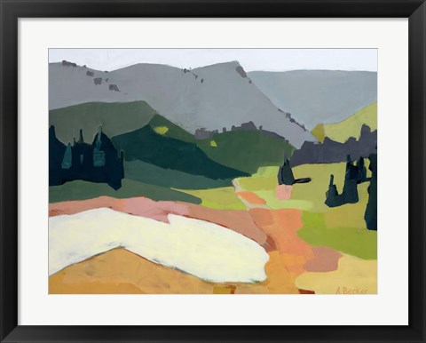 Framed Snow Patch Print