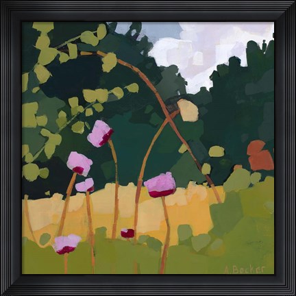 Framed Thistles Print