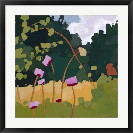 Framed Thistles Print