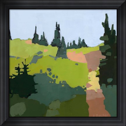 Framed Trail to The Top Print
