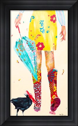 Framed Rainy Day Companions Print