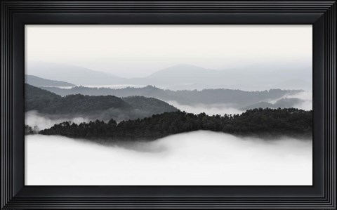Framed Rolling Fog, Smoky Mountains No. 2 Print