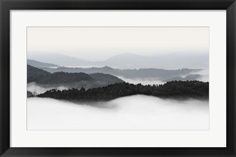 Framed Rolling Fog, Smoky Mountains No. 2 Print