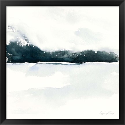 Framed Beneath The Fog Print