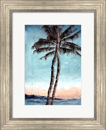 Framed Sunset Palms Print