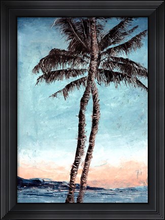 Framed Sunset Palms Print