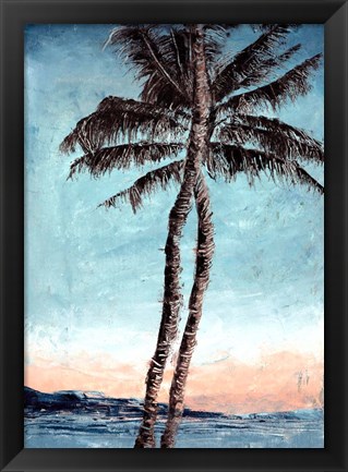 Framed Sunset Palms Print