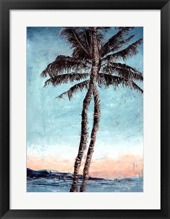 Framed Sunset Palms Print