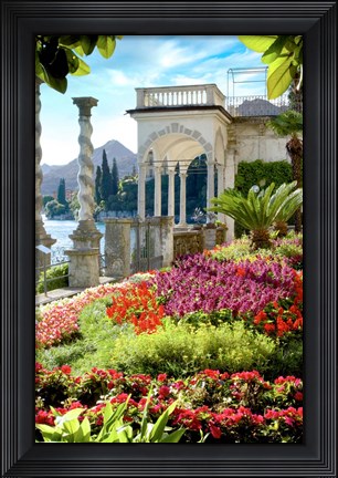 Framed Giardino sul Lago #4 Print