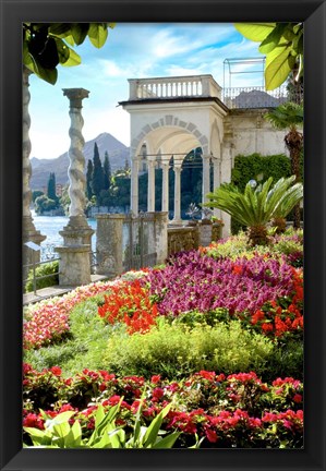 Framed Giardino sul Lago #4 Print