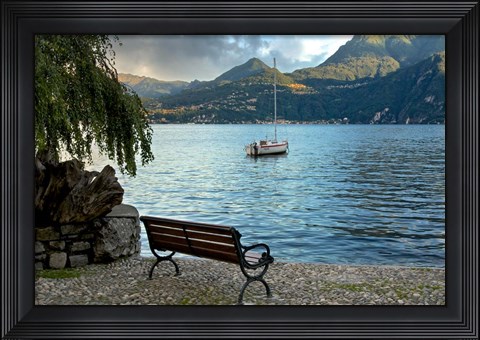 Framed Lago Banco #1 Print