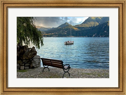 Framed Lago Banco #1 Print