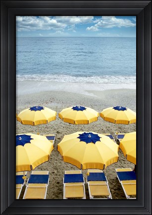 Framed Monterosso Seaside #3 Print