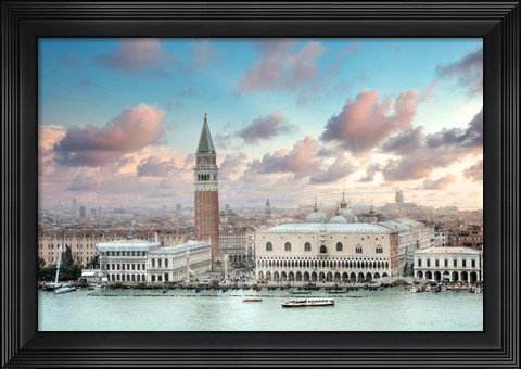 Framed Piazza San Marco Panoramic Vista #1 Print