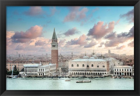 Framed Piazza San Marco Panoramic Vista #1 Print