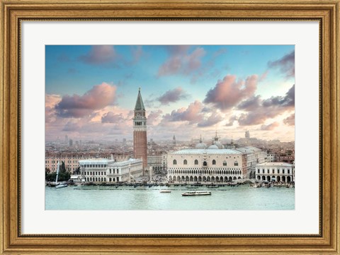 Framed Piazza San Marco Panoramic Vista #1 Print