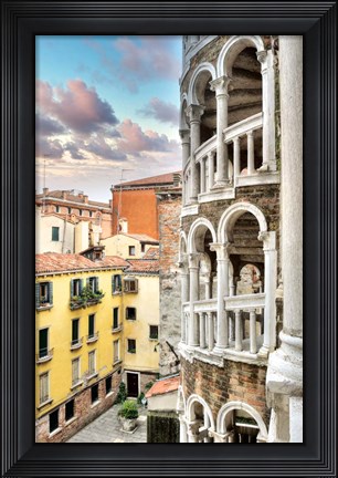 Framed Scala Contarini del Bovolo #2 Print
