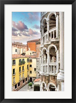 Framed Scala Contarini del Bovolo #2 Print