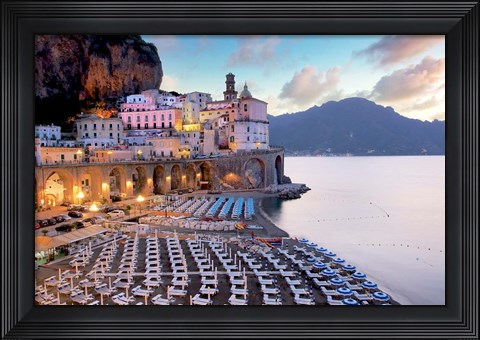 Framed Sunrise Atrani #3 Print