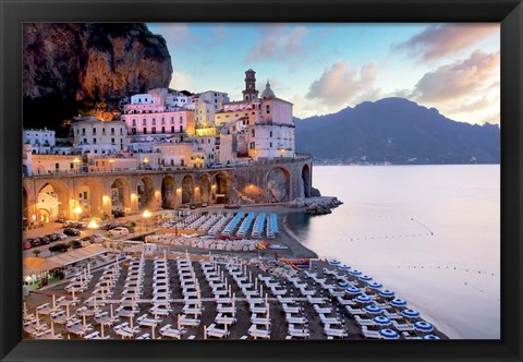 Framed Sunrise Atrani #3 Print