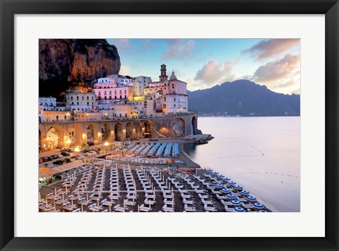 Framed Sunrise Atrani #3 Print