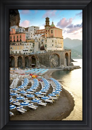 Framed Sunrise Atrani #4 Print