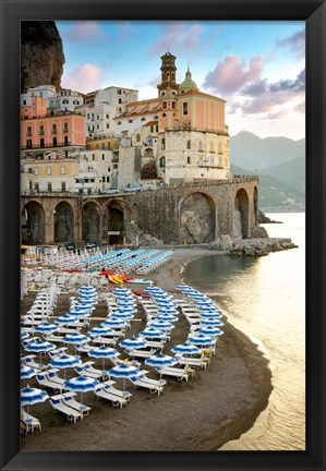 Framed Sunrise Atrani #4 Print