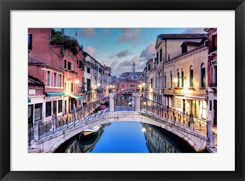 Framed Venetian Canale #15 Print