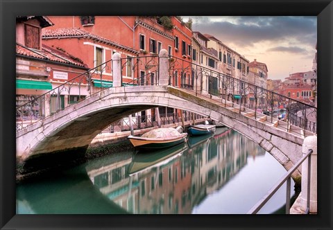 Framed Venetian Canale #17 Print