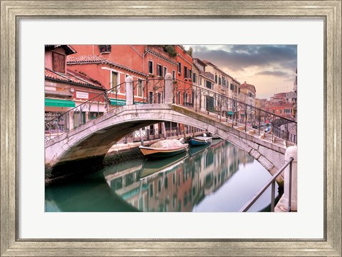Framed Venetian Canale #17 Print