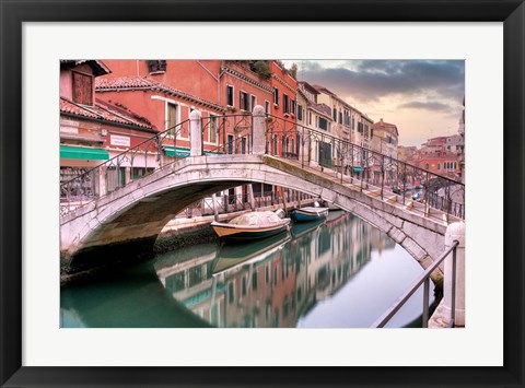 Framed Venetian Canale #17 Print