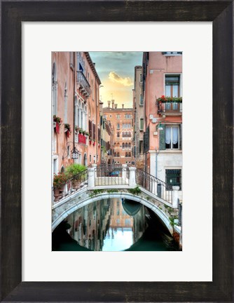 Framed Venetian Canale #20 Print