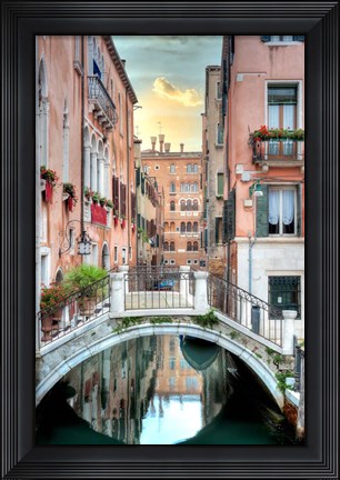 Framed Venetian Canale #20 Print