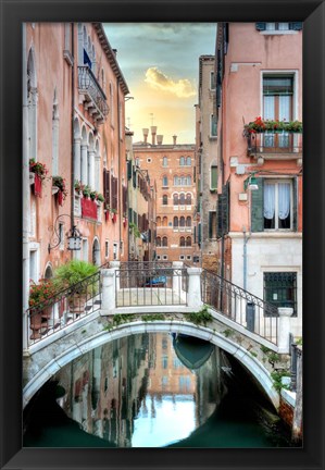 Framed Venetian Canale #20 Print