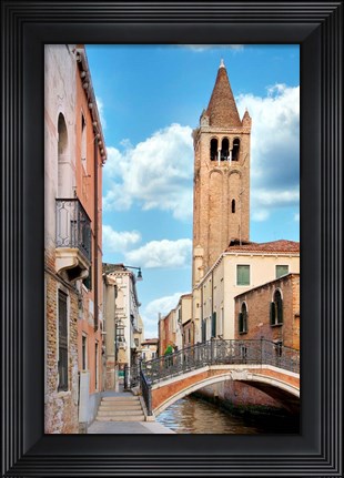 Framed Venezia Canale #1 Print