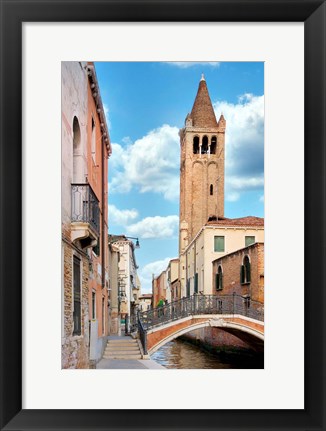 Framed Venezia Canale #1 Print