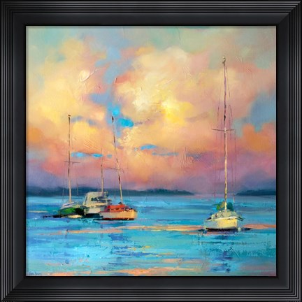 Framed After The Sailing Day Print