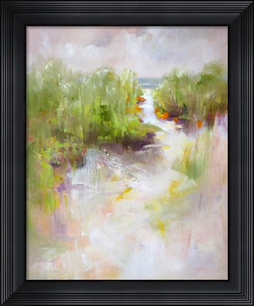 Framed To The Sea Print