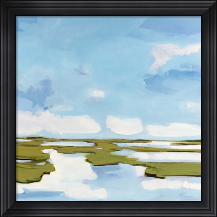 Framed Clouds Illusion Print
