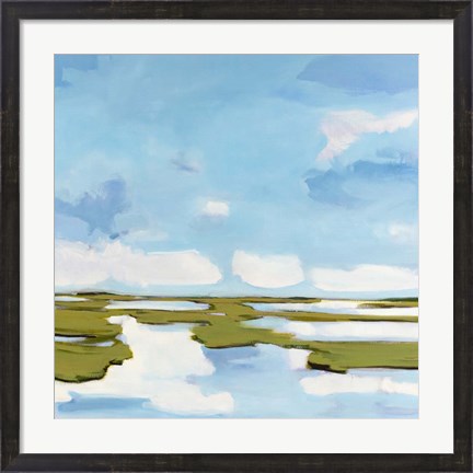 Framed Clouds Illusion Print