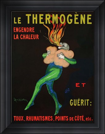 Framed Thermogene Warms You Up, 1909 Print