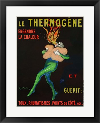 Framed Thermogene Warms You Up, 1909 Print