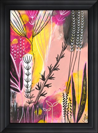 Framed Spring In Pink Print