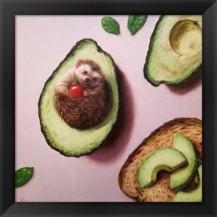 Framed Avocado Toast Print