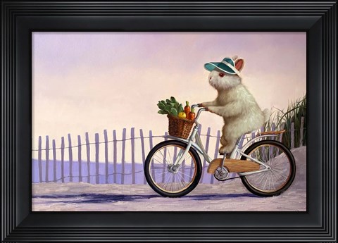 Framed Beach Bunny Print